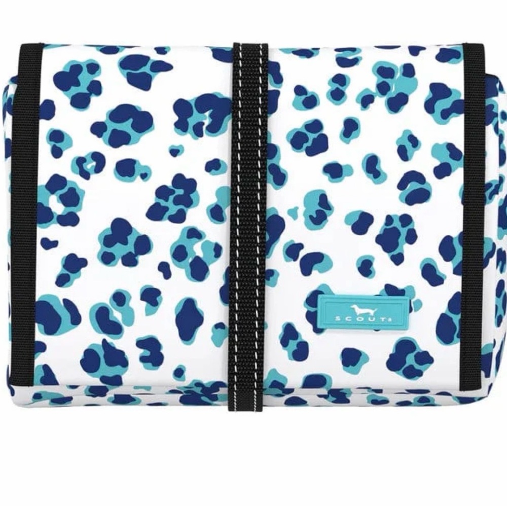 Scout Blue Cheetah Patterned Beauty Burrito